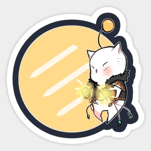 Monk Moogle FFXIV Sticker